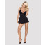 Obsessive 810-BAB-1 babydoll & thong black S/M - [Фото 1]