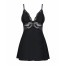 Obsessive 810-BAB-1 babydoll & thong black S/M - [Фото 3]