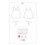 Obsessive 810-BAB-1 babydoll & thong black S/M - [Фото 5]