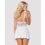 Obsessive 810-BAB-2 babydoll & thong white S/M - [Фото 1]
