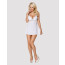 Obsessive 810-BAB-2 babydoll & thong white S/M - [Фото 2]