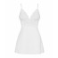 Obsessive 810-BAB-2 babydoll & thong white S/M - [Фото 3]