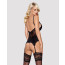 Obsessive 810-COR-1 corset & thong black S/M - [Фото 1]