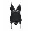 Obsessive 810-COR-1 corset & thong black S/M - [Фото 3]