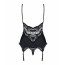 Obsessive 810-COR-1 corset & thong black S/M - [Фото 4]