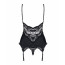 Obsessive 810-COR-1 corset & thong black L/XL - [Фото 4]
