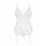 Obsessive 810-COR-2 corset & thong white L/XL - [Фото 3]