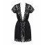 Obsessive 810-PEI-1 peignoir black S/M - [Фото 3]