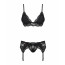 Obsessive 810-SEG-1 3 pcs set black L/XL - [Фото 3]