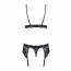 Obsessive 810-SEG-1 3 pcs set black L/XL - [Фото 4]