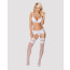 Obsessive 810-SEG-2 3 pcs set white L/XL - [Фото 2]