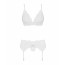 Obsessive 810-SEG-2 3 pcs set white L/XL - [Фото 3]