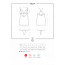 Obsessive 828-CHE-1 chemise & thong S/M - [Фото 5]