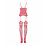 Obsessive Bodystocking F214 red S/M/L - [Фото 4]