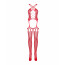 Obsessive Bodystocking G313 red S/M/L - [Фото 3]