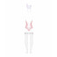 Obsessive Bunny suit 4 pcs costume pink S/M - [Фото 4]