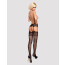 Obsessive Garter stockings S500 black S/M/L - [Фото 2]