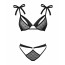Obsessive Obsessivia 2-pcs set black S/M - [Фото 3]