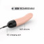 Вибратор Dorcel Real Vibration S Flesh 2.0, диам 3,7см, перезаряжаемый, для точки G - [Фото 5]