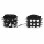 Наручники с шипами Art of Sex - Rose Spiked Leather Handcuffs, натуральная кожа - [Фото 2]