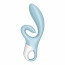 Вибратор-кролик Satisfyer Touch Me Blue, двойной отросток, 3 мощных мотора - [Фото 2]