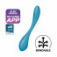 Универсальный вибратор Satisfyer G-Spot Flex 5+ Petrol - [Фото 1]