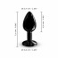 Металлическая анальная пробка с украшением в виде кристалла Dorcel - Diamond Plug BLACK S - [Фото 5]
