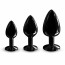 Металлическая анальная пробка с украшением в виде кристалла Dorcel - Diamond Plug BLACK M - [Фото 6]