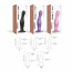 Насадка для страпона Strap-On-Me DILDO PLUG CURVY ROSE DRAGEE METALLIC - M - [Фото 3]