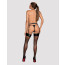 Obsessive A741 garter belt black O/S - [Фото 4]