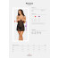 Obsessive Pearlove chemise & thong black S/M - [Фото 5]