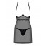 Obsessive Pearlove chemise & thong black S/M - [Фото 3]