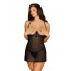 Obsessive Pearlove chemise & thong black S/M - [Фото 1]