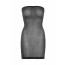 Leg Avenue Shimmer Sheer rhinestone tube dress OS Black/Silver - [Фото 4]
