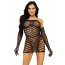 Leg Avenue 2 PC Tube dress and gloves OS Black - [Фото 3]