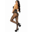 Leg Avenue Rhinestone Lace and Net Bodystocking OS Black - [Фото 5]