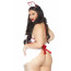 Leg Avenue Roleplay Nightshift Nurse + 1X-2X White/Red - [Фото 2]