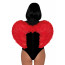 Leg Avenue Marabou feather devil wings Red - [Фото 2]