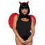 Leg Avenue Marabou feather devil wings Red - [Фото 4]