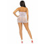 Leg Avenue Rhinestone halter mini dress OS White - [Фото 6]