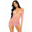 Leg Avenue Heart net mini dress OS Pink - [Фото 4]