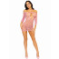 Leg Avenue Heart net mini dress OS Pink - [Фото 5]
