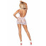 Leg Avenue Strappy Lace mini dress OS White - [Фото 3]