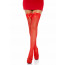 Leg Avenue Fishnet Thigh Highs With Bow OS Red - [Фото 3]