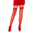 Leg Avenue Fishnet Thigh Highs With Bow OS Red - [Фото 2]