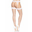 Leg Avenue Fence Net Thigh Highs OS White - [Фото 4]