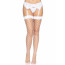Leg Avenue Fence Net Thigh Highs OS White - [Фото 5]