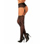 Эротические колготки-бодистокинг Obsessive Garter stockings S821 S/M/L, имитация чулок и пояса для ч - [Фото 2]