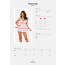 Пеньюар и трусики Obsessive Heavenlly babydoll & thong XL/2XL - [Фото 5]