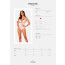 Эротическое полупрозрачное боди Obsessive Heavenlly crotchless teddy M/L, с доступом - [Фото 5]